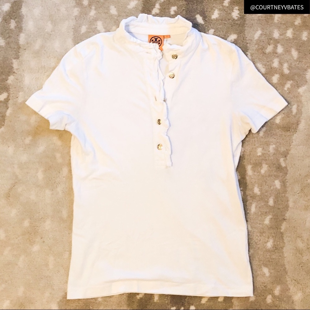 Tory Burch White Polo